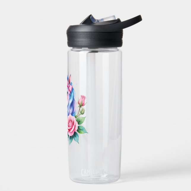 Watercolor  water bottle (Left)