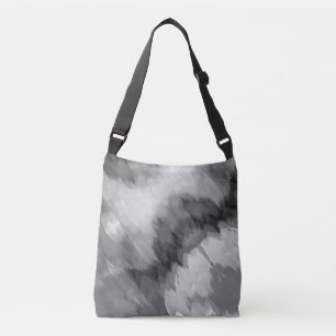 Watercolor waterfall, nature 3 crossbody bag