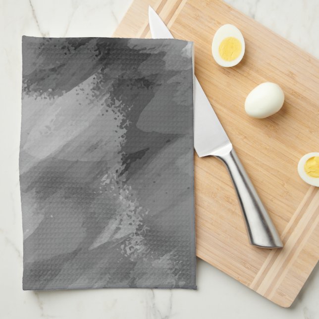 Watercolor waterfall, nature 3 tea towel (Quarter Fold)