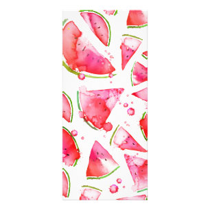 Watercolor Watermelon 1 Rack Card