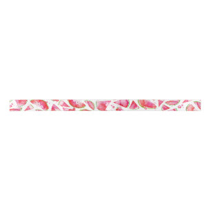 Watercolor Watermelon 1 Satin Ribbon