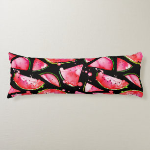 Watercolor Watermelon 2 Body Cushion