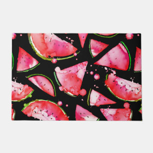 Watercolor Watermelon 2 Doormat