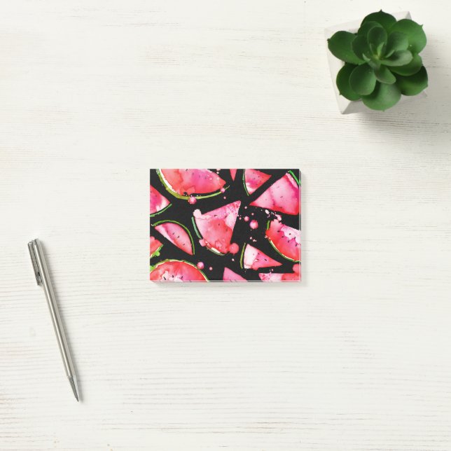 Watercolor Watermelon 2 Post-it Notes (Office)