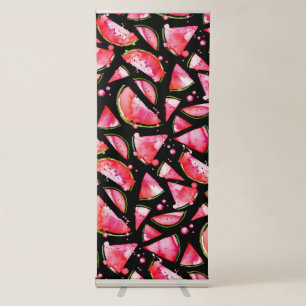 Watercolor Watermelon 2 Retractable Banner