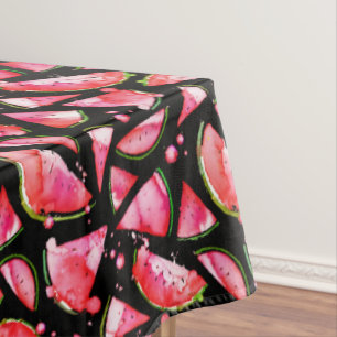 Watercolor Watermelon 2 Tablecloth