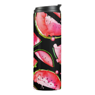 Watercolor Watermelon 2 Thermal Tumbler