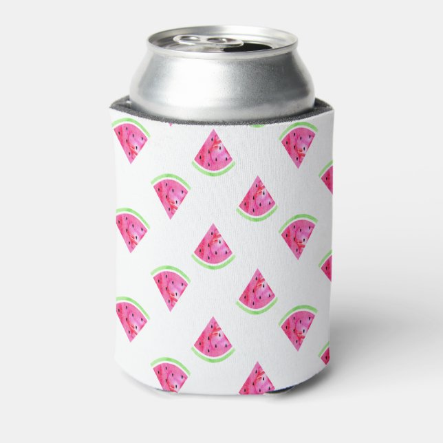 Watercolor Watermelon Can Cooler (Can Back)