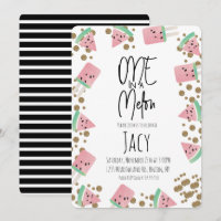Watercolor Watermelon Confetti Glitter Trim