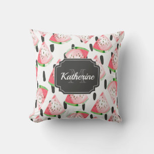 Watercolor Watermelon Cushion