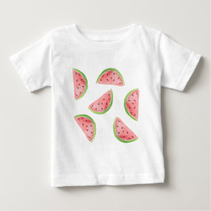 watercolor watermelon slices baby T-Shirt