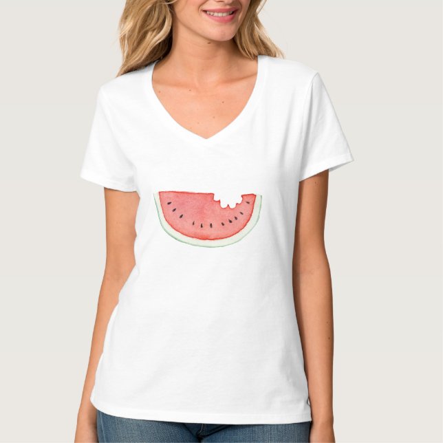 watercolor watermelon T-Shirt (Front)