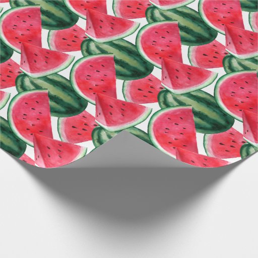 Image of Watercolor watermelon Wrapping Paper