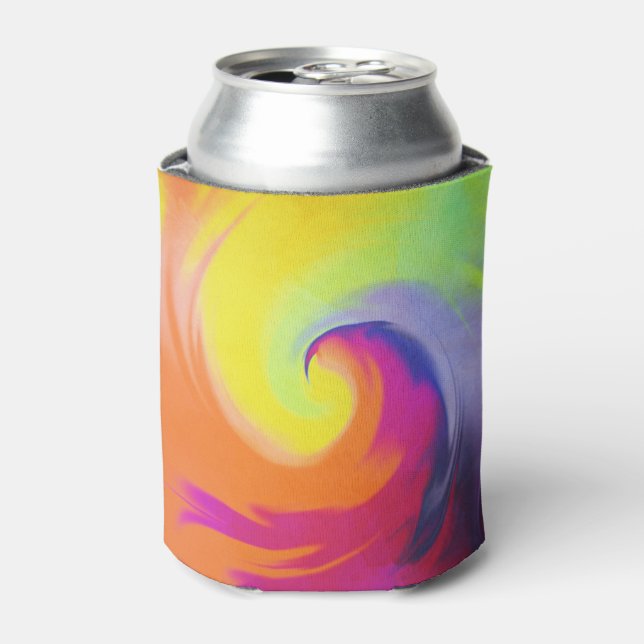 Watercolor Wave - Can Cooler (Can Front)