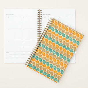 Watercolor Waves Pattern Planner