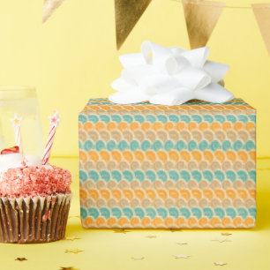 Watercolor Waves Pattern Wrapping Paper