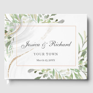 Watercolor Wedding Guest Book