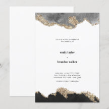 Watercolor Wedding Invitation