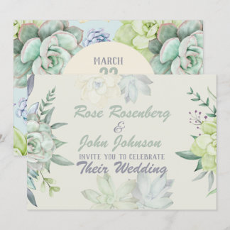 Watercolor Wedding Invitation