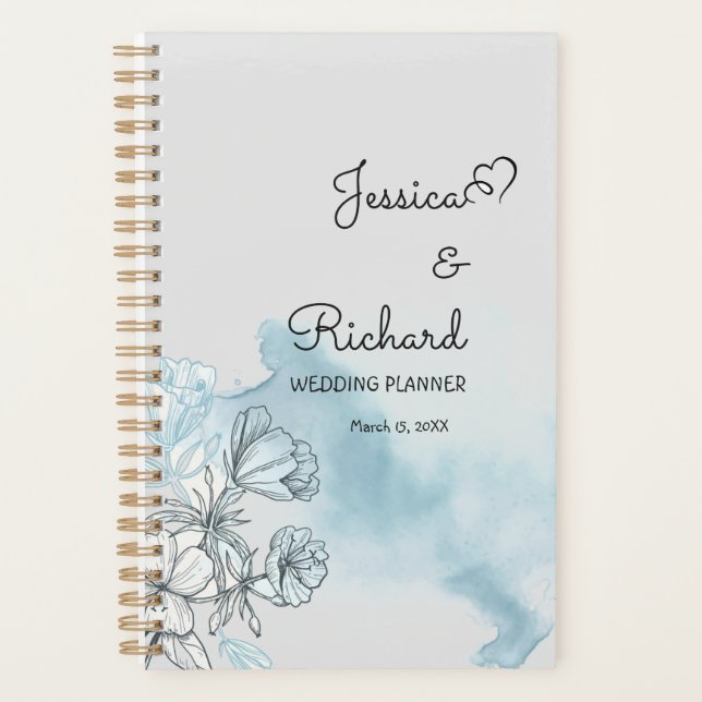Watercolor Wedding Planner (Front)