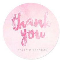 Watercolor - Wedding Stickers - Pink | WEDDINGS