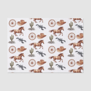 Watercolor Western Kid Art Tissue Paper