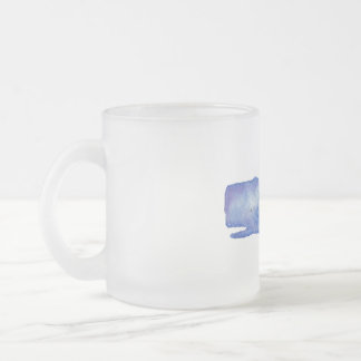 Watercolor whale coffee mug
