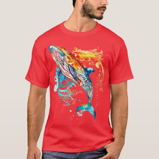 Watercolor Whale T-Shirt
