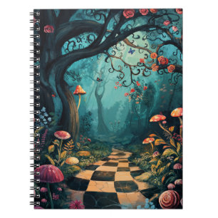 Watercolor Whimsical Wonderland Path Notebook