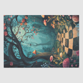 Watercolor Whimsical Wonderland Path Tissue Paper