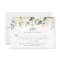 Watercolor White Hydrangeasand Roses Greenery RSVP