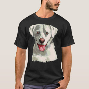 Watercolor White Labrador T-Shirt