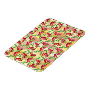 Watercolor wild berry magnet