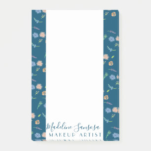 Watercolor Wild Florals Botanical Event Designer Post-it Notes