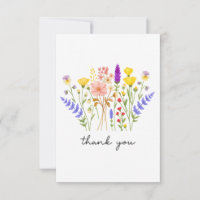 Watercolor Wildflower Botanical Floral Art Print