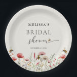 Watercolor Wildflower Meant To Bee Bridal Shower Paper Plate<br><div class="desc">Watercolor Wildflower Meant To Bee Bridal Shower Paper Plates</div>