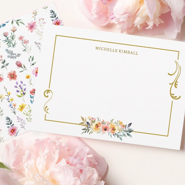 Watercolor Wildflower Spring Summer  Card (Creator Uploaded)