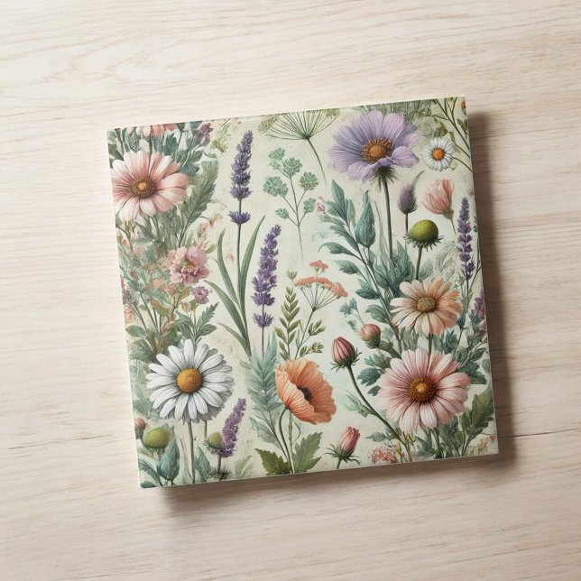 Watercolor Wildflower Spring & Summer Decor Tile (Creator Uploaded)