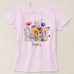 Watercolor Wildflower T-Shirt
