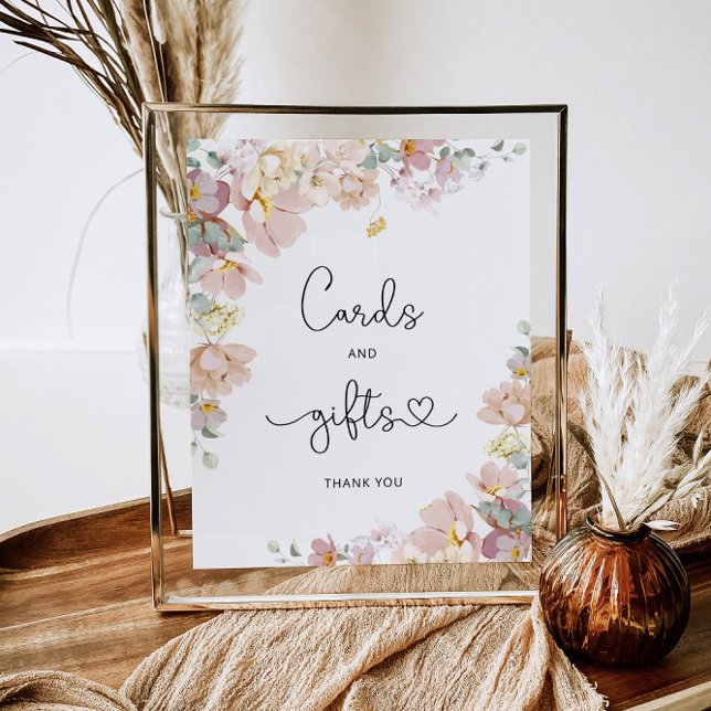 Watercolor wildflowers Cards and Gifts Poster (Creator Uploaded)