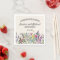 Watercolor Wildflowers Cream Wedding
