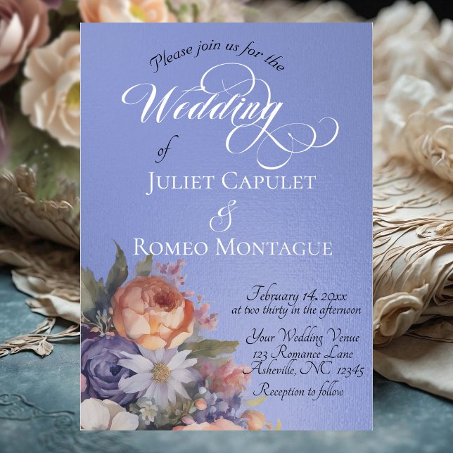 Watercolor Wildflowers - Sky Blue (Creator Uploaded)