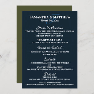 Watercolor wine bottles country vineyard menu