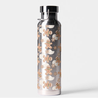 Watercolor Winter Cookies Water Bottle
