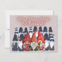 Watercolor Winter Gnomes