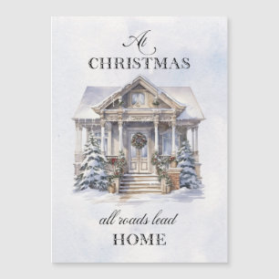 Watercolor Winter Home Christmas Greetings
