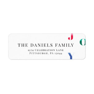 Watercolor Winter Red Joy