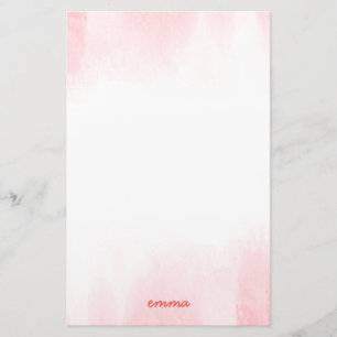 Watercolor Wisp Stationery