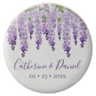 Watercolor Wisteria Personalised Name | Wedding