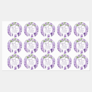 Watercolor Wisteria Wedding Spread The Love Script